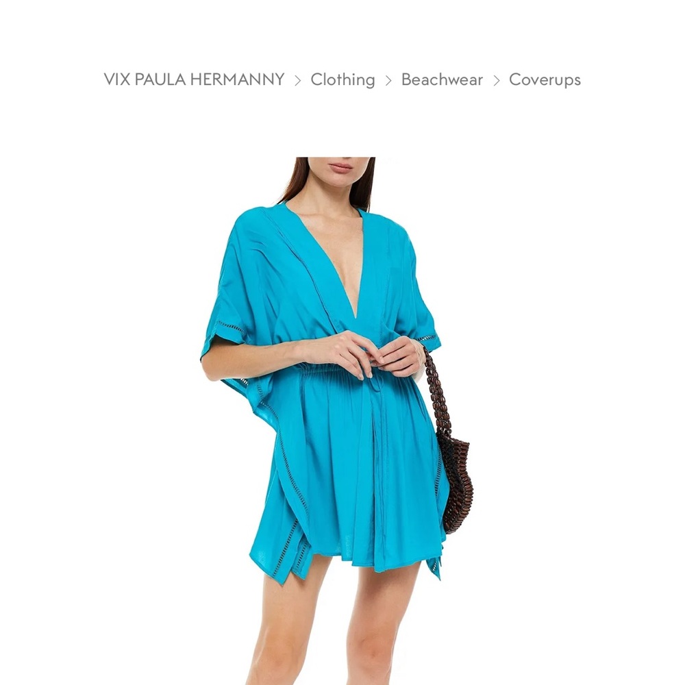 Dark teal color Vix Cover up XS